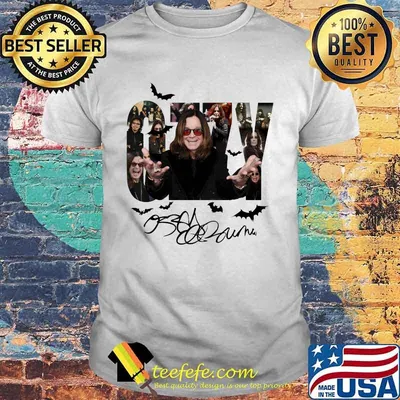 Ozzy osbourne singer signature shirt