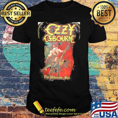 Ozzy osbourne the ultimate sin shirt