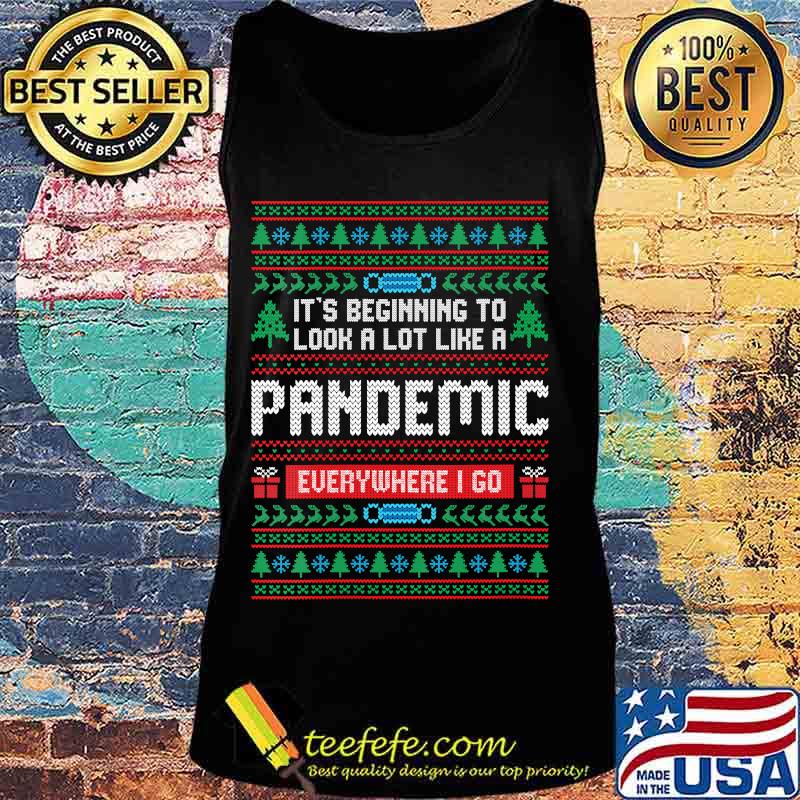Pandemic sweater style funny christmas pajama for family s Tank top Pandemic sweater style funny christmas pajama for family s Tank top