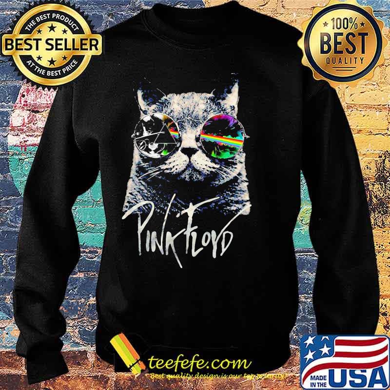 Pink Floyd Cat Sunglasses Lgbt Rainbow Shirt Sweater Pink Floyd Cat Sunglasses Lgbt Rainbow Shirt Sweater