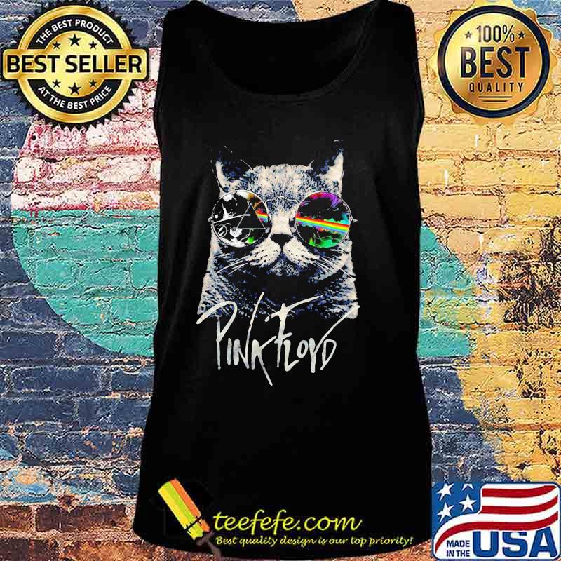 Pink Floyd Cat Sunglasses Lgbt Rainbow Shirt Tank top Pink Floyd Cat Sunglasses Lgbt Rainbow Shirt Tank top