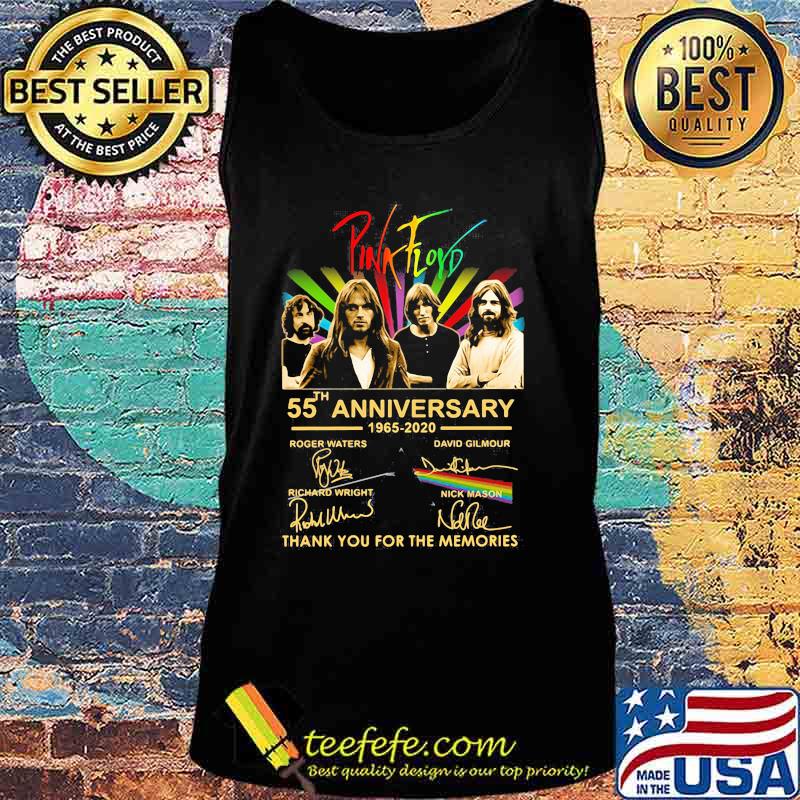 Pink Floyd Lgbt 55th Anniversary Signatures Thank For The Memories Shirt Tank top Pink Floyd Lgbt 55th Anniversary Signatures Thank For The Memories Shirt Tank top