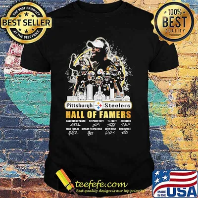 Pittsburgh Steelers Hall Of Famers Signuature Team Shirt