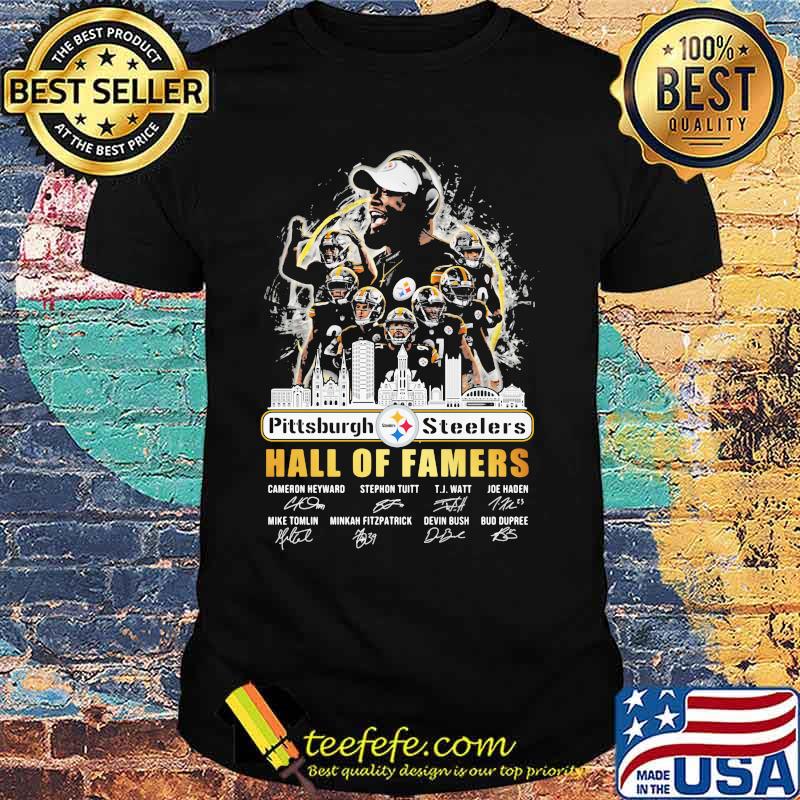 Pittsburgh Steelers Hall Of Famers Signuature Team Shirt