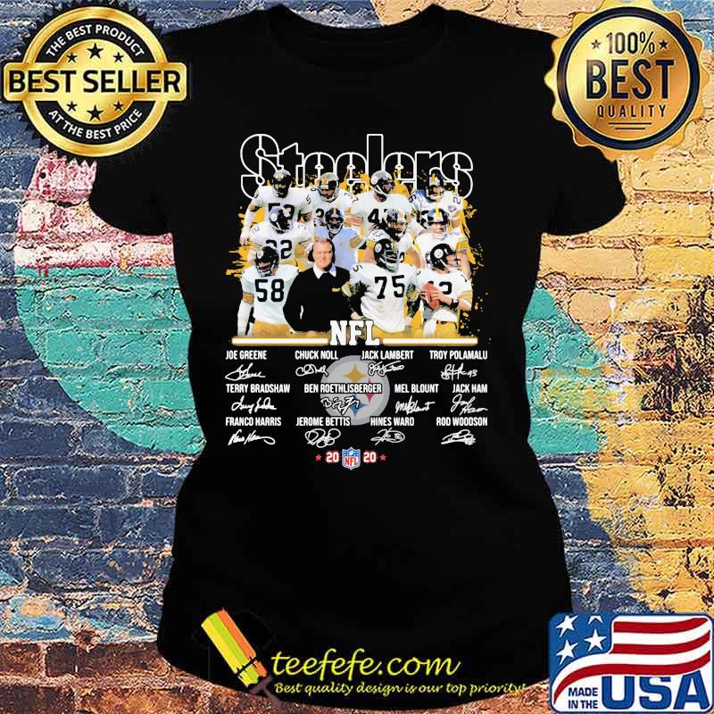Pittsburgh steelers nfl 2020 champions signatures s Ladies tee Pittsburgh steelers nfl 2020 champions signatures s Ladies tee