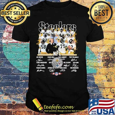 Pittsburgh steelers nfl 2020 champions signatures shirt