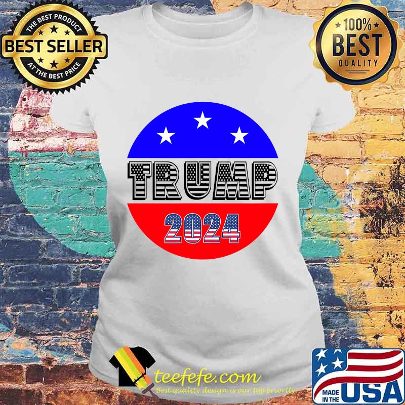 President Trump 2024 Election American Flag Shirt Laides tee President Trump 2024 Election American Flag Shirt Laides tee