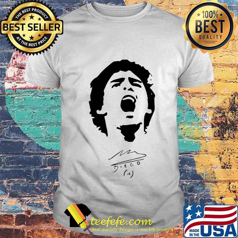 R.I.P 10 Diego Maradona Legend Argentine Signature Shirt