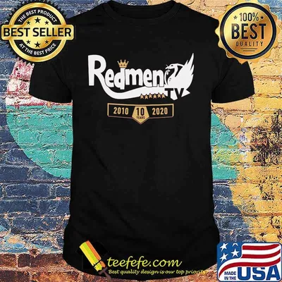 Redmen tv 10 years 2010 2020 king stars shirt