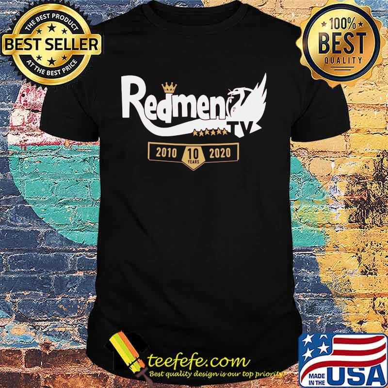 Redmen tv  10 years 2010 2020 king stars shirt