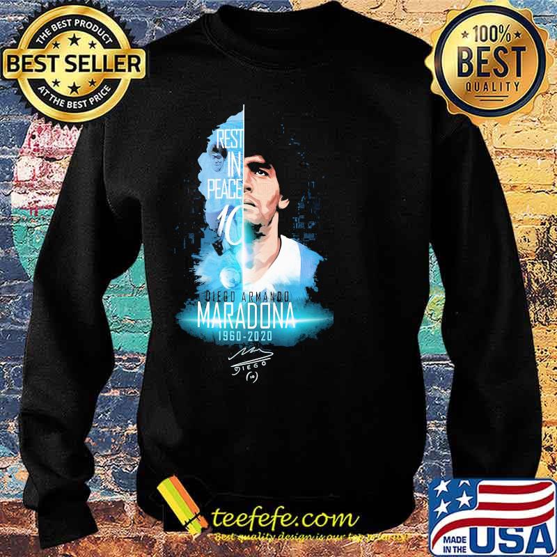 Rest In Peace Diego Armango 1960 2020 Legend Football Signature Shirt Sweater Rest In Peace Diego Armango 1960 2020 Legend Football Signature Shirt Sweater