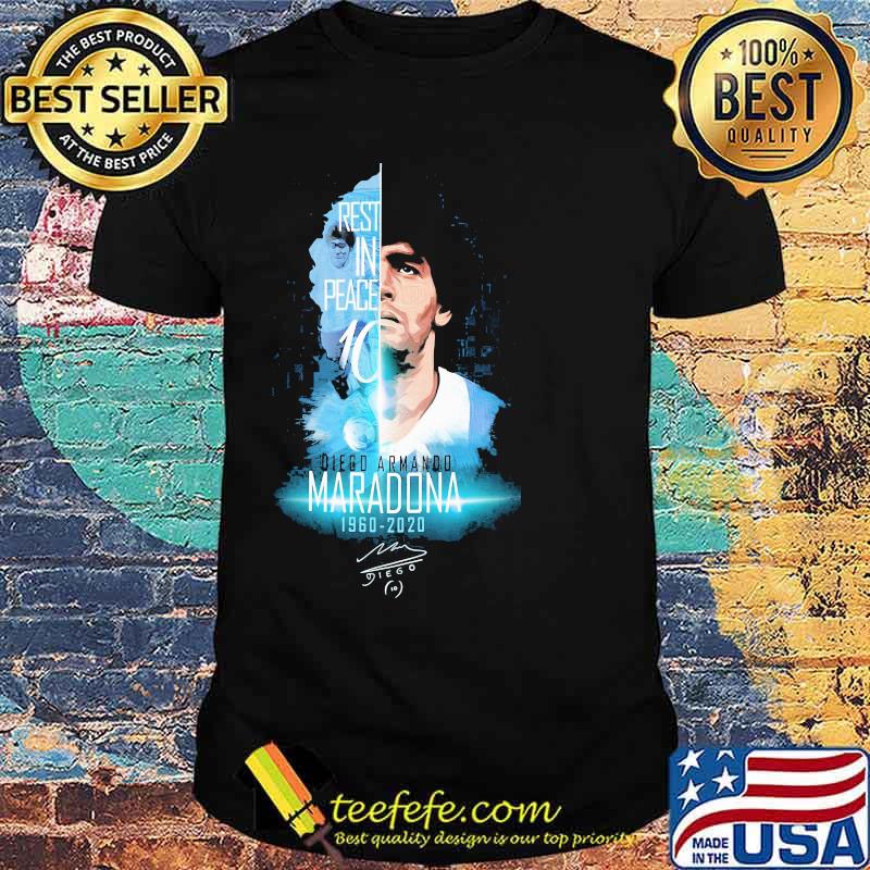 Rest In Peace Diego Armango 1960 2020 Legend Football Signature Shirt
