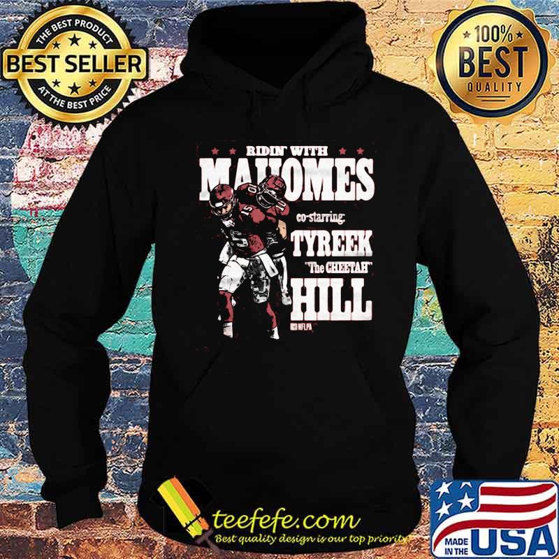 Riding with mahomes co staring tyreek the cheetah hill nfl football s Hoodie Riding with mahomes co staring tyreek the cheetah hill nfl football s Hoodie