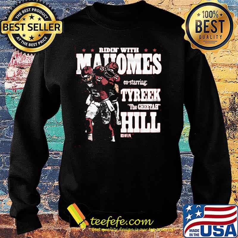 Riding with mahomes co staring tyreek the cheetah hill nfl football s Sweater Riding with mahomes co staring tyreek the cheetah hill nfl football s Sweater