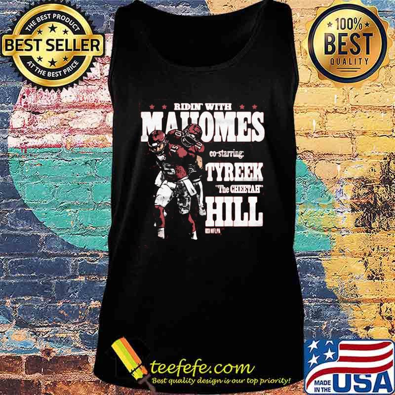 Riding with mahomes co staring tyreek the cheetah hill nfl football s Tank top Riding with mahomes co staring tyreek the cheetah hill nfl football s Tank top