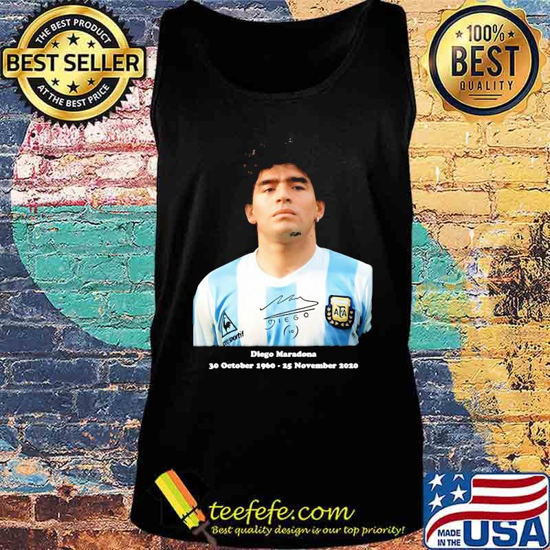 Rip Diego Maradona Rip 30 October 1960 25 November 2020 Shirt Tank top Rip Diego Maradona Rip 30 October 1960 25 November 2020 Shirt Tank top