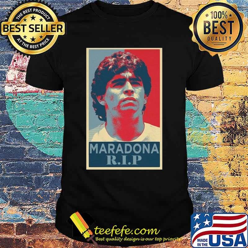 RIP Diego Maradona The Golden Boy Hand Of God Shirt