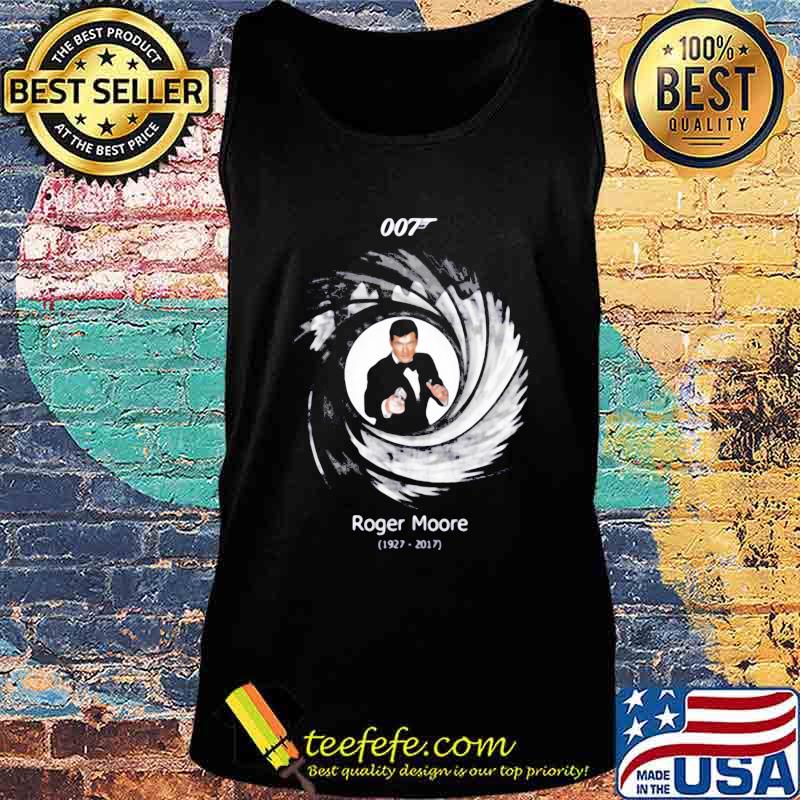 Roger Moore 1927 2017 James Bond 007 Shir Tank top Roger Moore 1927 2017 James Bond 007 Shir Tank top