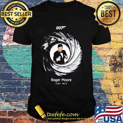 Roger Moore 1927 2017 James Bond 007 Shir