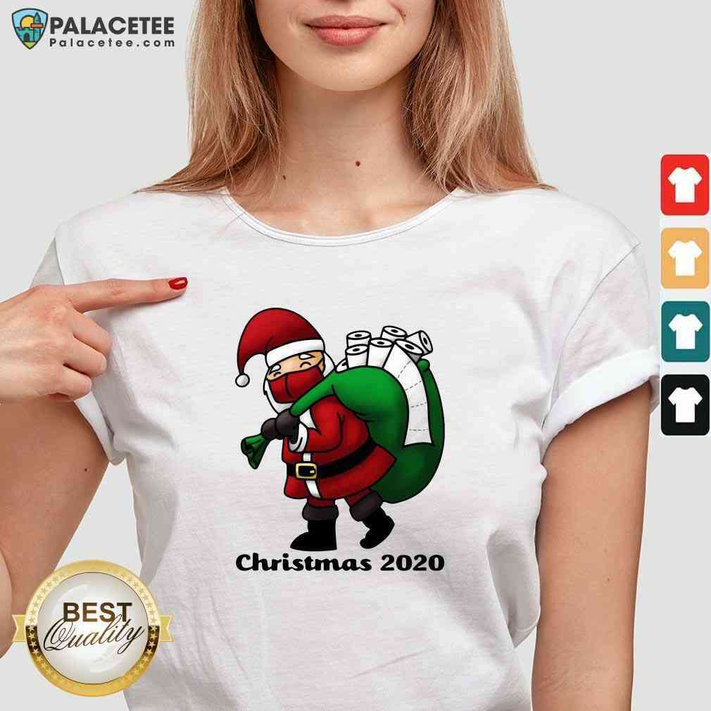 Santa Christmas 2020 Toilet Paper Christmas Shirt