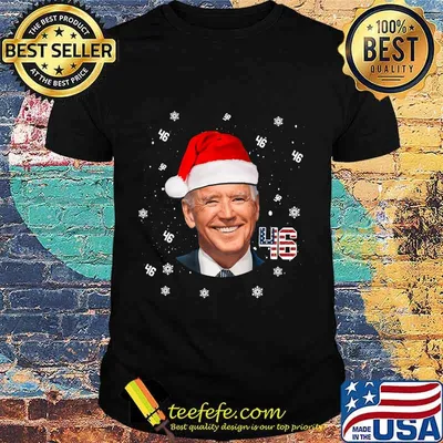 Santa Joe Biden 2020 Christmas American President 46 Shirt