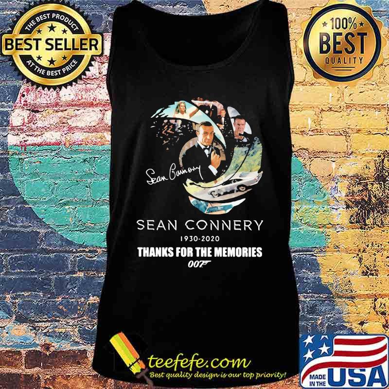 Sean connery 1930 2020 thank you for the memories signature s Tank top Sean connery 1930 2020 thank you for the memories signature s Tank top