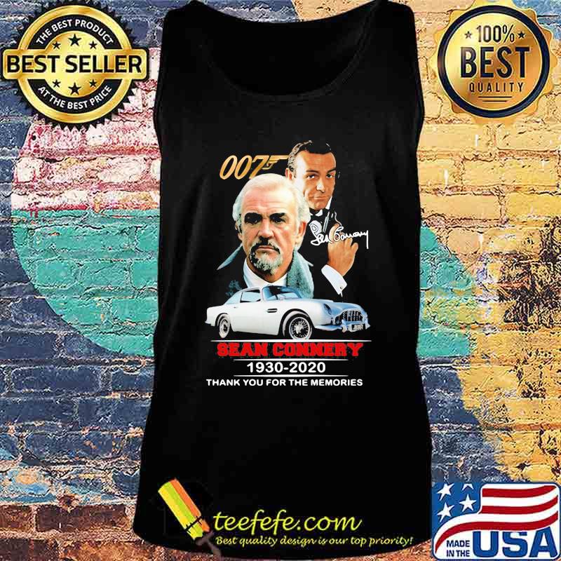 Sean connery 1930 2020 thank you for the memories signature s Tank top Sean connery 1930 2020 thank you for the memories signature s Tank top