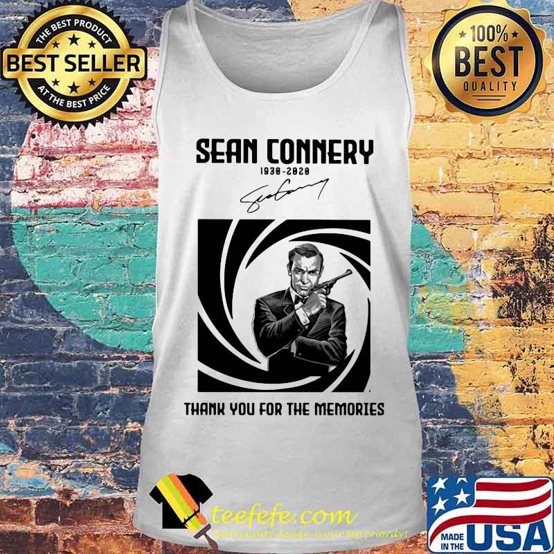 Sean connery 1930 2020 thank you for the memories signature s Tank top Sean connery 1930 2020 thank you for the memories signature s Tank top