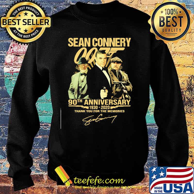 Sean connery 90th anniversary 1930 - 2020 thank you for the memories signatures s Sweater Sean connery 90th anniversary 1930 - 2020 thank you for the memories signatures s Sweater