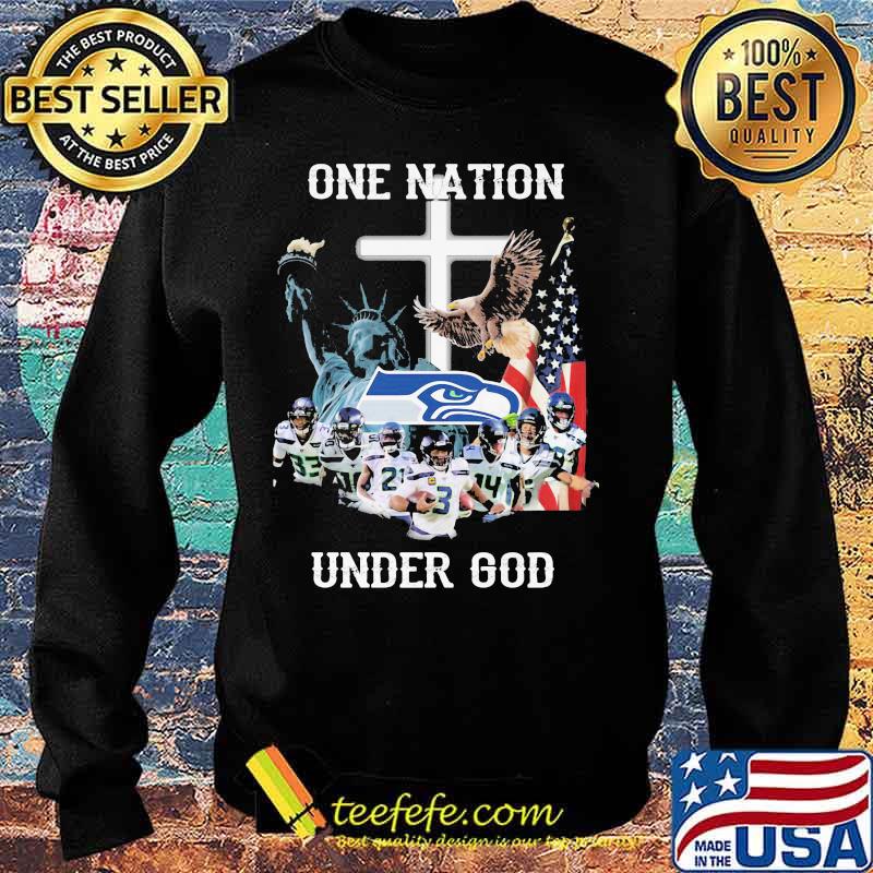 Seattle seahawks one nation under god s Sweater Seattle seahawks one nation under god s Sweater