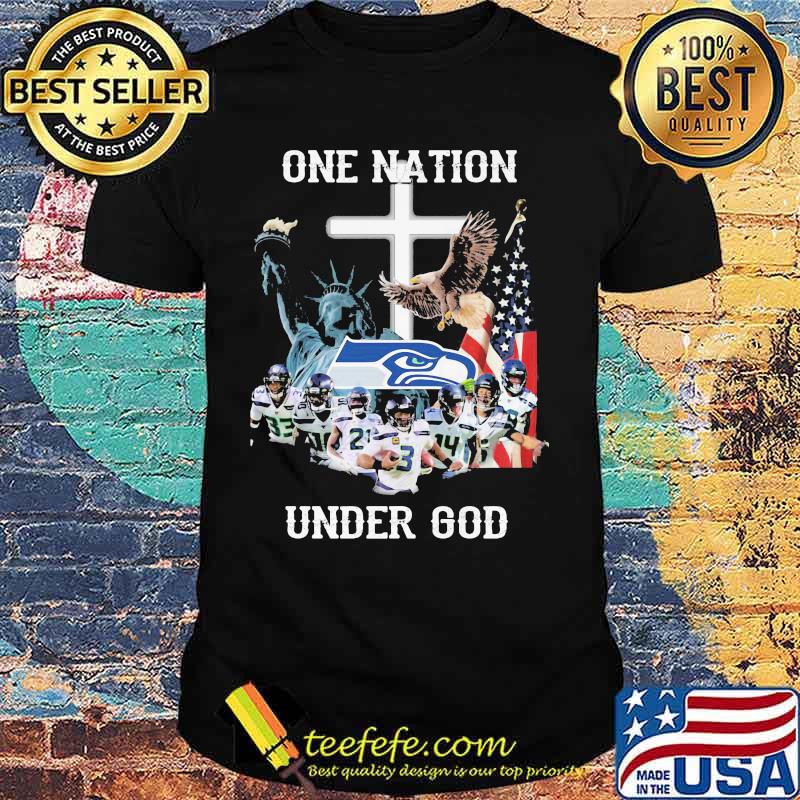 Seattle seahawks one nation under god shirt