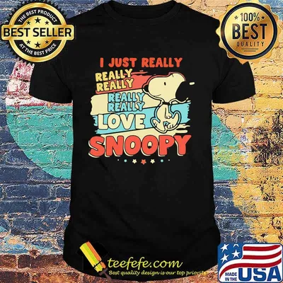 Snoopy i just really love stars vintage shirt