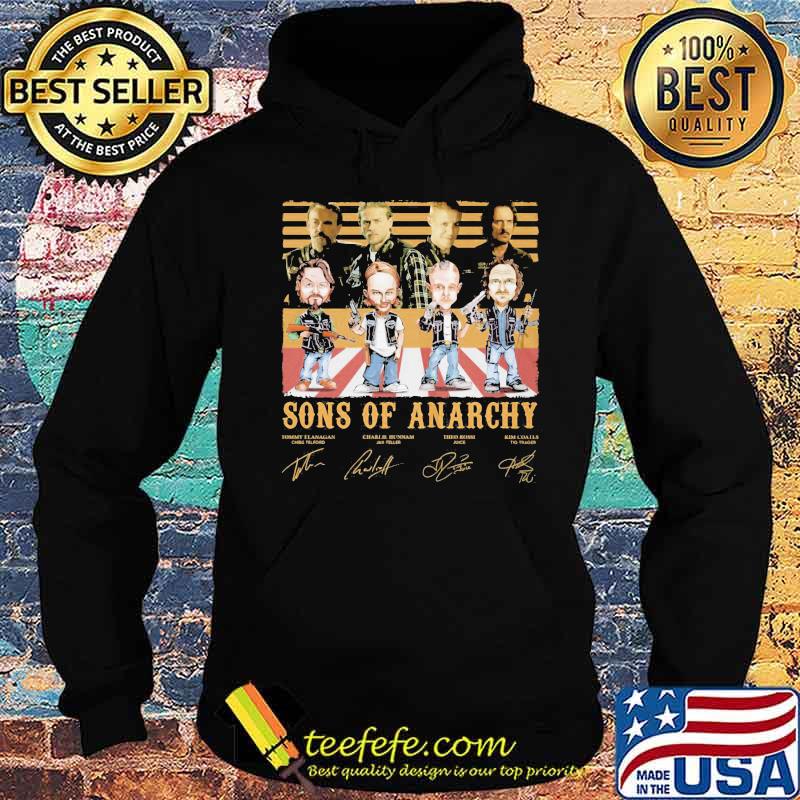 Sons of anarchy signatures vintage retro s Hoodie Sons of anarchy signatures vintage retro s Hoodie