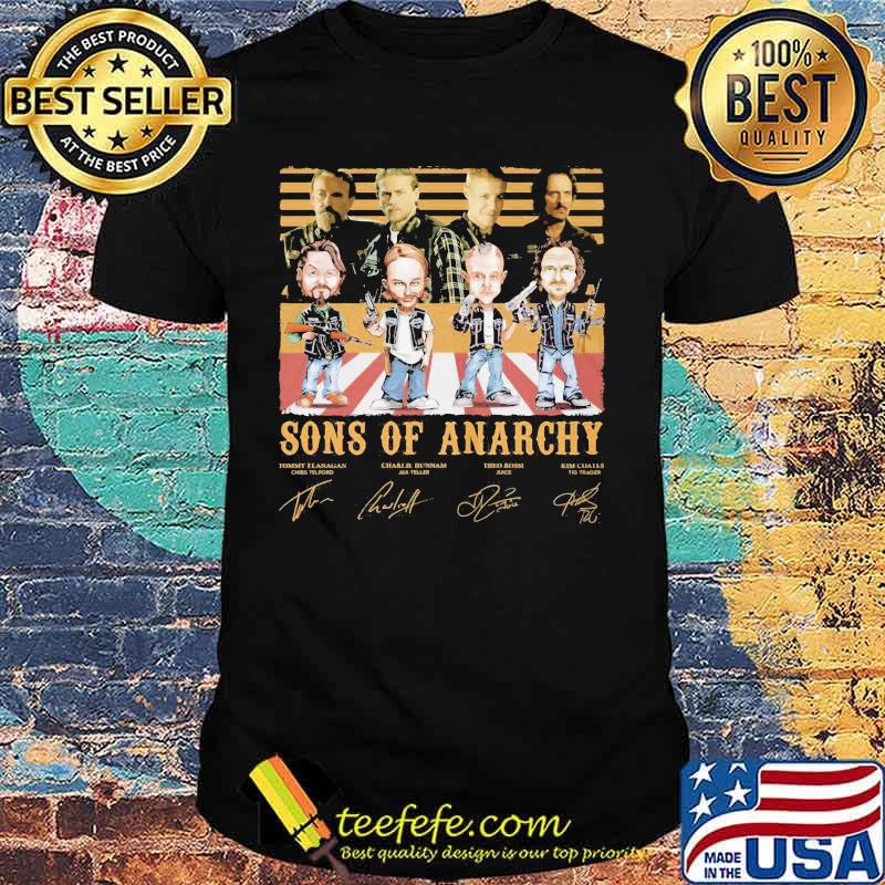 Sons of anarchy signatures vintage retro shirt Sons of anarchy signatures vintage retro shirt