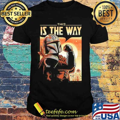 Star wars darth vader this is the way shirt