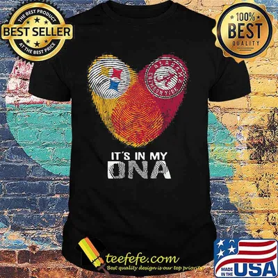 Steelers Alabama Crimsontide It’s In My Dna Heart Fingerprints Shirt