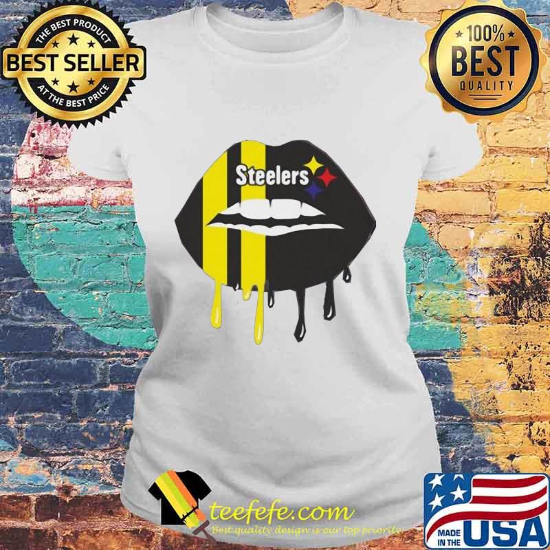 Steelers Lip Shirt Laides tee Steelers Lip Shirt Laides tee