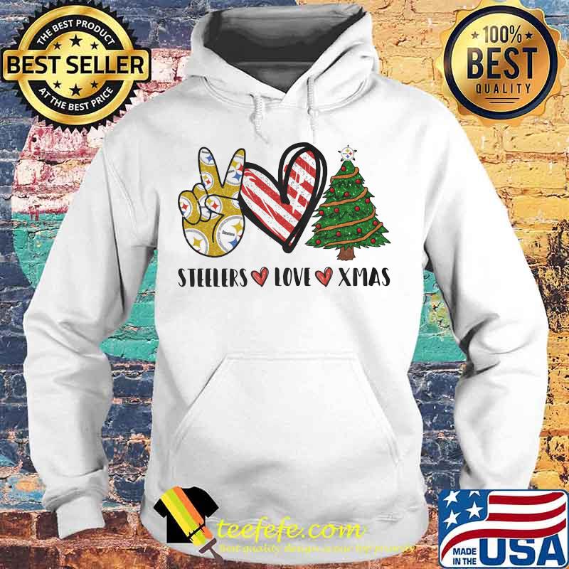 Steelers Love Xmas Christmas Tree Heart Shirt Hoodie Steelers Love Xmas Christmas Tree Heart Shirt Hoodie