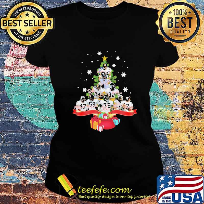 Steelers Team Football Christmas Tree Merry Xmas Shirt Ladies tee Steelers Team Football Christmas Tree Merry Xmas Shirt Ladies tee