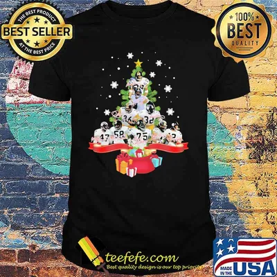 Steelers Team Football Christmas Tree Merry Xmas Shirt