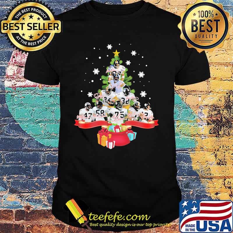 Steelers Team Football Christmas Tree Merry Xmas Shirt Steelers Team Football Christmas Tree Merry Xmas Shirt