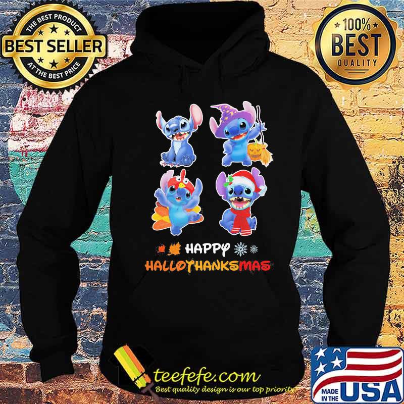 Stitch happy hallothanksmas s Hoodie Stitch happy hallothanksmas s Hoodie
