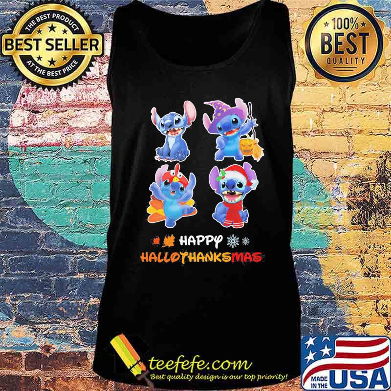 Stitch happy hallothanksmas s Tank top Stitch happy hallothanksmas s Tank top