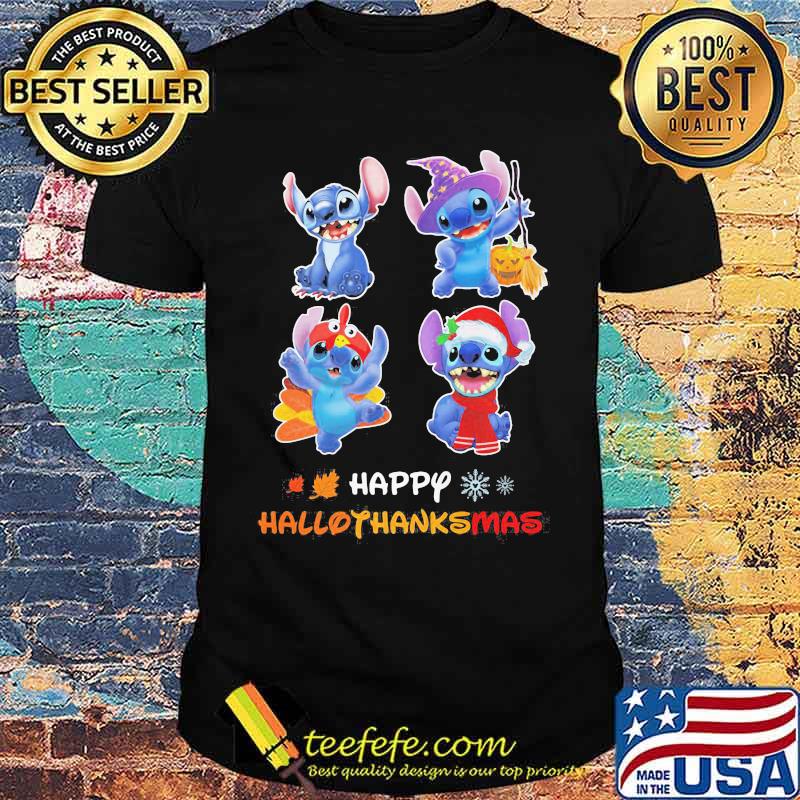 Stitch happy hallothanksmas shirt Stitch happy hallothanksmas shirt