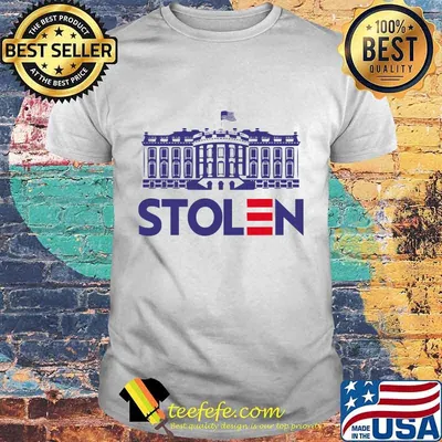 Stolen white house rigged 2020 election fraud trump shirt
