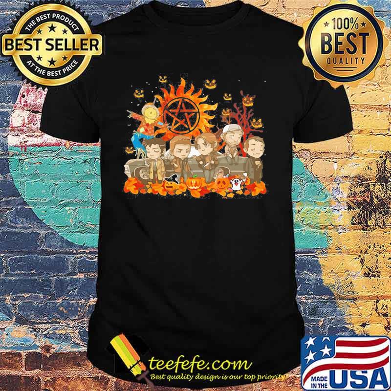 Supernatural characters halloween shirt