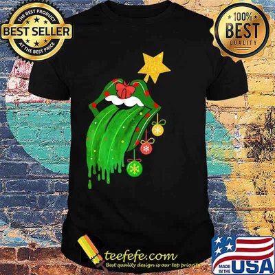 Symbol Rolling Stones Star Merry Xmas Shirt