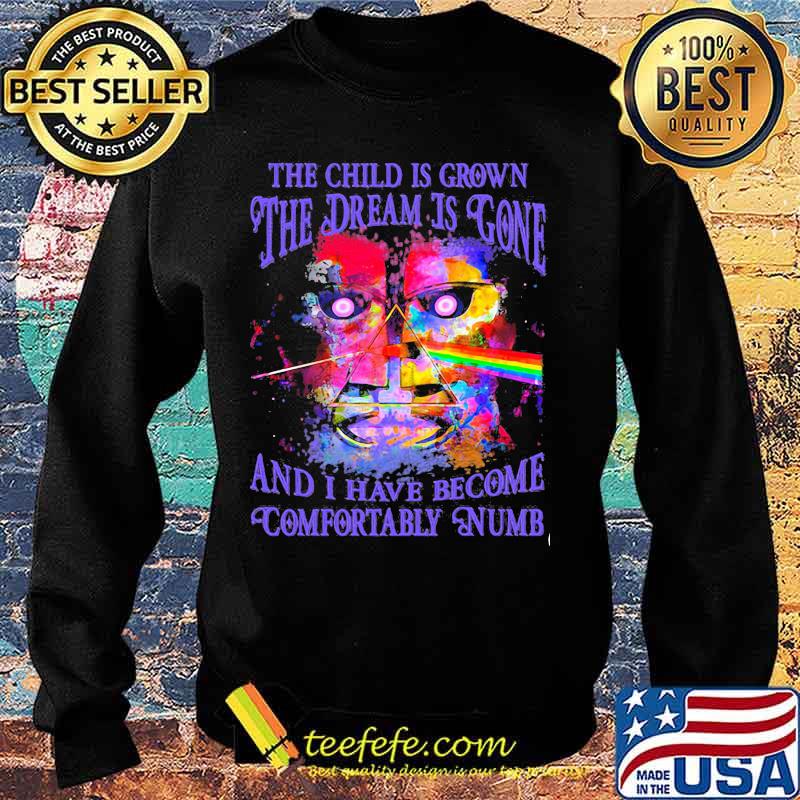 The Child Is Grown The Dream Is Gone I Have Become Comfortably Numb Pink Floyd Shirt Sweater The Child Is Grown The Dream Is Gone I Have Become Comfortably Numb Pink Floyd Shirt Sweater