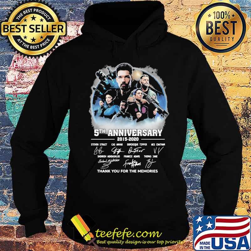 The expanse 5th anniversary 2015 2020 thank you for the memories signatures s Hoodie The expanse 5th anniversary 2015 2020 thank you for the memories signatures s Hoodie