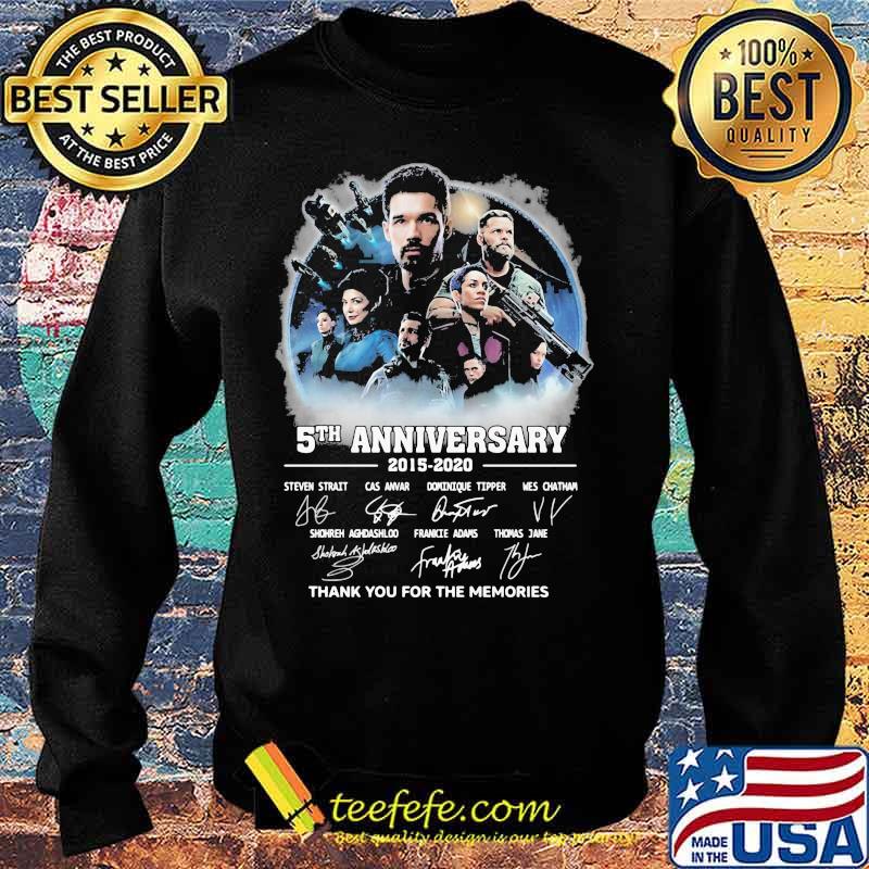 The expanse 5th anniversary 2015 2020 thank you for the memories signatures s Sweater The expanse 5th anniversary 2015 2020 thank you for the memories signatures s Sweater
